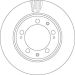 13 481 004 Bremsscheibe VA PORSCHE 911 Carrera 88 TRW SINGLE DF6484S