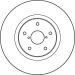 82 481 124 Bremsscheibe VA DF4930S 82 481 124 Bremsscheibe VA DF4930S