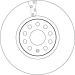 17 481 055 Bremsscheibe VA DF6695S 17 481 055 Bremsscheibe VA DF6695S