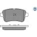 Bremsbelagsatz Db T. W166 11- Amg 025 252 1516/PD