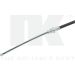 Seilzug, Feststellbremse Ford T. Transit 00- Le 9025124 Seilzug, Feststellbremse Ford T. Transit 00- Le 9025124