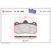 BREMBO Bremsklötze VA P 47 001 BREMBO Bremsklötze VA P 47 001