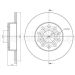 Bremsscheibe HA AUDI A3,VW Golf,SEAT,SKODA 03 800-725C Bremsscheibe HA AUDI A3,VW Golf,SEAT,SKODA 03 800-725C