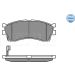 Bremsbelagsatz Kia P. Clarus/Rio/Shuma 1,3-2,0 16V 96-05 Mit Sensor MEYLE-ORIGINAL: True to OE 025 238 7316/W