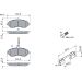 Bremsklötze CITROEN,FIAT,PEUGEOT 0 986 494 163