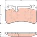 Bremsbelagsatz Db T. W204/C204/R230 Amg 00 GDB1711 Bremsbelagsatz Db T. W204/C204/R230 Amg 00 GDB1711