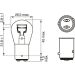 P21/4W 12V 21/4W PURE LIGHT BOSCH KFZ-GLUEHLAMPE Pure Light WS 1987302215