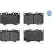 Bremsbelagsatz Toyota P. Landcruiser 4.2Tdi 98- Mit Sensor 025 235 2415/W Bremsbelagsatz Toyota P. Landcruiser 4.2Tdi 98- Mit Sensor 025 235 2415/W