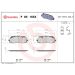 BREMBO Bremsklötze Xtra VA P 85 165X BREMBO Bremsklötze Xtra VA P 85 165X