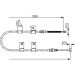 Handbremsseil li 1987482082 Handbremsseil li 1987482082