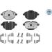 Bremsbelagsatz Bmw T. F10/F11 520-530 10-/F25 X3 10 MEYLE-PD: Advanced performance and design 025 245 6118/PD
