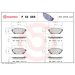 BREMBO Bremsklötze P 54 065 BREMBO Bremsklötze P 54 065
