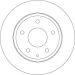 Bremsscheibe Mazda T. 3 1,5-2,0/2,2D 13-beschichtet DF6659 Bremsscheibe Mazda T. 3 1,5-2,0/2,2D 13-beschichtet DF6659