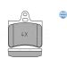 Bremsbelagsatz Citroen T. C5 252330515 Bremsbelagsatz Citroen T. C5 252330515