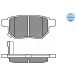 Bremsbelagsatz Toyota T. Yaris 06-/Auris 07-Japan/Prius MEYLE-ORIGINAL: True to OE 025 246 1015/W