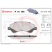 BREMBO Bremsklötze VA P 24 065