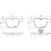 BREMBO Bremsklötze HA P 06 053 BREMBO Bremsklötze HA P 06 053