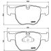 BREMBO Bremsklötze VA LAND ROVER PRIME LINE P 44 012 BREMBO Bremsklötze VA LAND ROVER PRIME LINE P 44 012