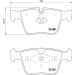 BREMBO Bremsklötze HA P 50 116 BREMBO Bremsklötze HA P 50 116