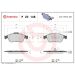 BREMBO Bremsklötze VA P 23 148 BREMBO Bremsklötze VA P 23 148