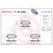 BREMBO Bremsklötze Xtra HA OPEL Astra, Corsa, Zafira 98-14 XTRA LINE P 59 038X BREMBO Bremsklötze Xtra HA OPEL Astra, Corsa, Zafira 98-14 XTRA LINE P 59 038X