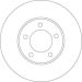 Bremsscheibe Mazda S. 3 DF4384 Bremsscheibe Mazda S. 3 DF4384