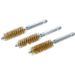 BGS Messingbürste 13 mm Antrieb Außensechskant 6,3 mm (1/4 ) 3-tlg 3078-13-M