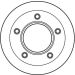 Bremsscheibe Db P. Mb100 87-96# TRW SINGLE DF2579S