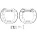 Satz Bremsbacken Fiat T. Punto Ii 09/99 - (180X32mm / Mit Abs) 84054401 Satz Bremsbacken Fiat T. Punto Ii 09/99 - (180X32mm / Mit Abs) 84054401
