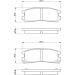 Bremsklötze MITSUBISHI,PROTON,CHRYSLER,DODGE 0 986 461 145 Bremsklötze MITSUBISHI,PROTON,CHRYSLER,DODGE 0 986 461 145