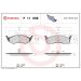 BREMBO Bremsklötze VA P 11 008 BREMBO Bremsklötze VA P 11 008