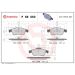 BREMBO Bremsklötze VA P 68 050 BREMBO Bremsklötze VA P 68 050