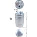 MAHLE Kraftstofffilter KL 554D