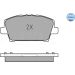 Bremsbelagsatz Honda P. Civic 06- Mit Sensor 025 240 8717/W Bremsbelagsatz Honda P. Civic 06- Mit Sensor 025 240 8717/W