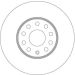 Bremsscheibe Vw P. Golf 5/A3/Octavia/Caddy/Touran 288X25Mm DF4295 Bremsscheibe Vw P. Golf 5/A3/Octavia/Caddy/Touran 288X25Mm DF4295