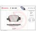BREMBO Bremsklötze HA P 59 037 BREMBO Bremsklötze HA P 59 037