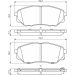 Bremsklötze VA KIA Sorento 15 0 986 494 827 Bremsklötze VA KIA Sorento 15 0 986 494 827