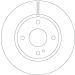 51 481 066 Bremsscheibe VA DF6399 51 481 066 Bremsscheibe VA DF6399