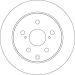 Bremsscheibe Toyota T. Rav4 DF4829 Bremsscheibe Toyota T. Rav4 DF4829