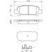 Bremsklötze SUBARU Forester, Impreza 0 986 494 445 Bremsklötze SUBARU Forester, Impreza 0 986 494 445
