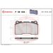 BREMBO Bremsklötze VA P 09 004