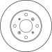 Bremsscheibe Honda P. Prelude DF3109 Bremsscheibe Honda P. Prelude DF3109