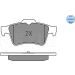 Bremsbelagsatz Opel T. Vectra C/Focus/Mazda/Volvo/Renault 252413716 Bremsbelagsatz Opel T. Vectra C/Focus/Mazda/Volvo/Renault 252413716
