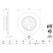 Bremsscheibe HA BMW X3 04 0 986 479 166