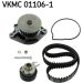 SKF Wasserpumpe + Zahnriemensatz VKMC 01106-1