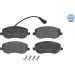 Bremsbelagsatz Fiat P. Croma 1.9/2.4 Jtd 05- Mit Sensor 025 242 9419/W