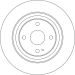83 482 024 Bremsscheibe HA MAZDA MX-5 00 DF4406 83 482 024 Bremsscheibe HA MAZDA MX-5 00 DF4406