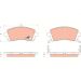 Bremsklötze VA SUBARU Impreza,Forester,Legacy,Outback 95 COTEC GDB3217