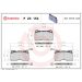 BREMBO Bremsklötze VA P 23 154 BREMBO Bremsklötze VA P 23 154