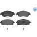 Bremsbelagsatz Opel P. Corsa C 252322517 Bremsbelagsatz Opel P. Corsa C 252322517